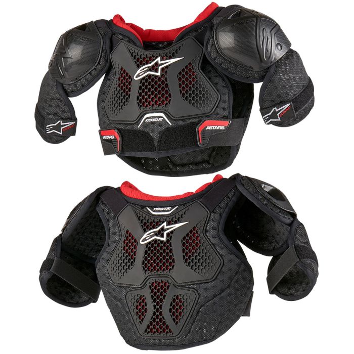 Peto Alpinestars Bionic Action Color Negro / Rojo Alp27011034