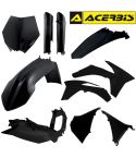 Full Kit de Plásticos Acerbis KTM SX 125/144/150 2011 Negro