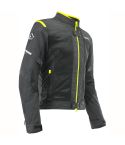 Chaqueta Verano Acerbis CE Ramsey My Vented 2.0 Jacket Black / Yellow Fluo