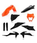 Full Kit de Plásticos Acerbis KTM EXC / EXC-F 2020-2022 Negro / Naranja