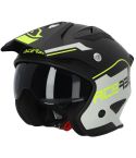 Casco Acerbis Jet Aria 22-06 Black / Fluo Yellow