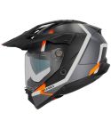 Casco Acerbis Attack Black / Orange Fluo