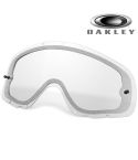 Lente Oakley Crowbar Mx Doble Transparente Antivaho