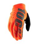 Guantes Invierno 100% Brisker Fluo Orange / Black