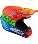 Casco Troy Lee Designs SE4 Composite KTM Team Orange / Blue