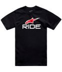 Camiseta Alpinestars Ride 4.0 CSF Black / White / Red