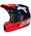 Casco Fox V3 Preest Navy / Red