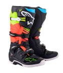 Botas Alpinestars Tech 7 Black / Yellow Fluo / Red Fluo