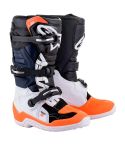 Botas Niño Alpinestars Tech 7S Black / White / Orange Fluo