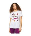 Camiseta Chica Fox Monarch Tee White