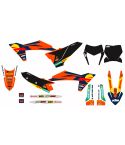 Kit de Adhesivos BlackBird Factory KTM EXC-EXCF 2024-2025 / KTM SX-SXF 2023-2025