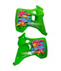 Tapas de Depósito Acerbis + Adhesivos Kawasaki KX 125/250 1992-1993 Verdes