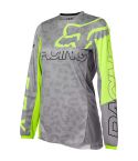 Camiseta Chica Fox 180 Skew Steel Grey / Yellow Fluo 2022