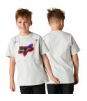 Camiseta Niño Fox Youth Rkane Head Premium Tee Light Grey