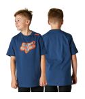 Camiseta Niño Fox Youth Karrera Head Premium Tee Dark Indigo