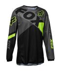 Camiseta Niño FOX 180 Xpozr PTR Grey / Yellow Fluo 2023