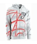 Sudadera Thor Scorpio Zip Up Hoodie White