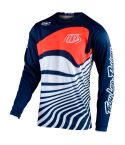 Camiseta Troy Lee Designs GP Drift Navy / Orange