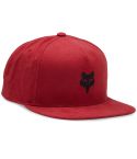 Gorra Fox Head Snapback Hat Flame Red