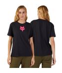 Camiseta Chica Fox Head Black / Pink