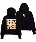 Sudadera Chica Fox TS57 Oversized Pullover Hoodie Black
