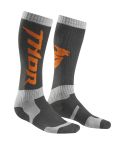 Calcetines Largos Thor Mx Long Charcoal / Orange