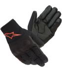 Guantes Impermeables Alpinestars S MAX Drystar® Black / Red Fluo