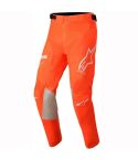 Pantalón Niño Alpinestars Racer Tech Orange Fluo / White / Blue