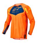 Camiseta Alpinestars Techstar Factory Orange / Blue / Yellow