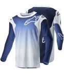 Camiseta Alpinestars Racer Hoen White / Dark Navy / Light Blue 2024