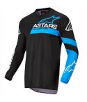 Camiseta Alpinestars Fluid Chaser Black / Blue Neon