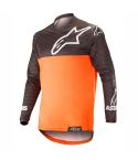 Camiseta Alpinestars Venture R Orange Fluo / Black