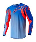 Camiseta Alpinestars Fluid Lucent Blue Ram / Hot Orange