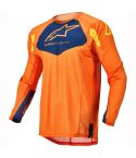 Camiseta Niño Alpinestars Racer Factory Orange / Dark Blue / Warm Yellow 2022