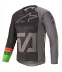 Camiseta Niño Alpinestars Racer Compass Black / Grey / Green