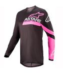 Camiseta Chica Alpinestars Stella Fluid Chaser Black / Pink Fluo 