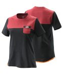 Camiseta Chica KTM Pure Burgundy Black Tee 2021