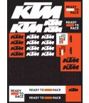 Pliego de Adhesivos KTM Corporate Sticker Sheet