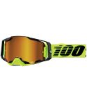 Gafas 100% Armega Neon Yellow / Gold Mirror Lens