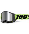 Gafas 100% Accuri 2 Neon Yellow / Silver Mirror Lens