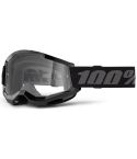 Gafas 100% Strata 2 Black / Clear Lens