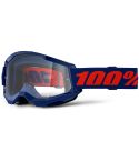 Gafas 100% Strata 2 Navy / Clear Lens