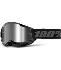 Gafas 100% Strata 2 Black / Silver Mirror Lens
