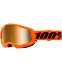 Gafas 100% Strata 2 Neon Orange / Gold Mirror Lens