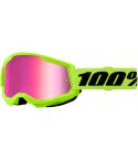 Gafas 100% Strata 2 Neon Yellow / Pink Mirror Lens