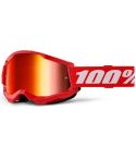 Gafas 100% Strata 2 Red / Red Mirror Lens
