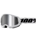 Gafas 100% Strata 2 White / Silver Mirror Lens