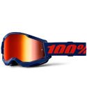 Gafas 100% Strata 2 Navy / Red Mirror Lens