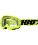 Gafas Infantiles 100% Strata 2 Junior Fluo Yellow / Clear Lens