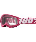 Gafas Infantiles 100% Strata 2 Junior Pink Fletcher / Clear Lens